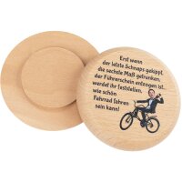 Bierdeckel aus FSC® Buchenholz mit Buntdruck...