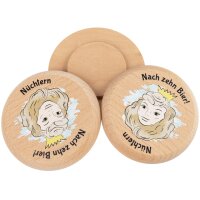 Bierdeckel aus FSC® Buchenholz mit Buntdruck...