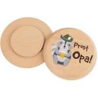 Beer mat made of FSC® beech wood with colorful print...