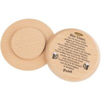 Bierdeckel aus FSC® Buchenholz mit Buntdruck...