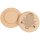 Beer mat made of FSC® beech wood with colorful print "Bier Unser" beer prayer