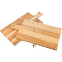 Schneidebrett mit Griff - Kern Esche geölt - 40 x 20...