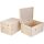 Große Holz Kiste mit Birke Klappdeckel - 40 x 30 x 23 cm - FSC® zertifiziert