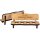 Wooden schnapps bench made of oiled alder with 4 glasses - Here today: Supervised drinking!