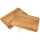 Cutting board with juice groove made of oiled oak - 45 x 30 x 2.1 cm