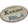 Antique door plates - birch plywood (German) - 9 × 6.5 cm - chamber