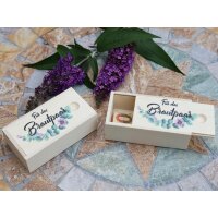 Wooden box perfect for gifts of money printed with...