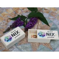 Wooden box perfect for gifts of money printed with...