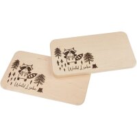 Schneidebrett FSC® Erle 22,5 x 12,5 x 1,2 cm - Wald...