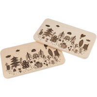 Schneidebrett FSC® Erle 22,5 x 12,5 x 1,2 cm - Wald...
