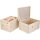 Holz Kiste Organizer mit Klappdeckel - 40x30x23cm mit Ihrem individuellem UV Buntdruck