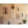 Wooden wall pictures for children with colorful animal motifs
