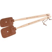 Fly swatter made of beech wood and imitation leather |...