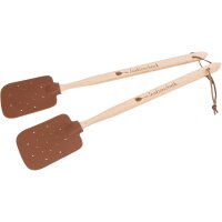 Fly swatter made of beech wood and imitation leather |...