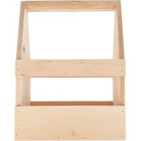 Wooden beer carrier with bottle opener and your...