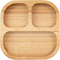 Childrens plate / wooden baby plate with individual engraving made of