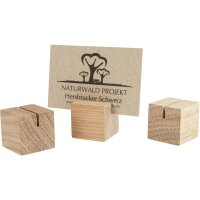 Cube table display / table display made of oak wood - 3 x...