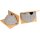 House martin nest - nesting box made of wood concrete and oiled larch