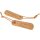 Kompakter Schuhlöffel 12 cm aus FSC® Eiche geölt - mit Lederband
