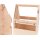 Wooden beer carrier made of FSC® alder with colorful print: "Papas handbag"