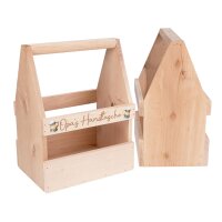 Holz Bierträger aus FSC® Erle mit Bunt Druck:...