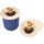 Wooden glass cover made of FSC® beech for children with colorful animal motif robin