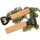 Bottle opener / bottle opener with black stainless steel blade - FSC® beech lacquered