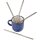 Stainless steel drinking straw / sustainable VA straw - 215 x 8 mm