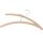 FSC® Beech Wood Hanger 42×14×0.7 cm – Slim & Eco Silver Hook