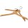 Elegant oiled oak clothes hanger - 41 x 23 x 1.2 cm
