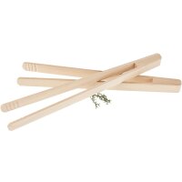 Grillzange aus FSC® Buchenholz – 30 cm – stabile Würstchenzange aus Holz
