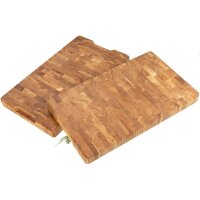 Face wood chopping block made of oak | 40x25x4 cm with...