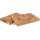 Front wood chopping block made of oak | 50x30x4 cm with recessed grips