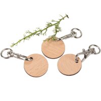 Einkaufswagenchip aus Buchenholz - FSC® zertifiziert...