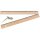 Wooden ruler made of beech with hole - 30 cm