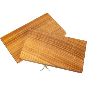Holz Schneidebrett aus FSC® Kirsche geölt - 26 x 15 x 1,2 cm