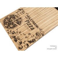 Personalisiertes Holz Klemmbrett DIN A4 aus geölter...