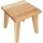Wooden childrens stool customized made of oiled ash with desired engraving