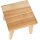 Wooden childrens stool customized made of oiled ash with desired engraving