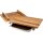 Oiled oak chopping board with stainless steel drip tray 1/3-40 - 45 x 25 x 7 cm
