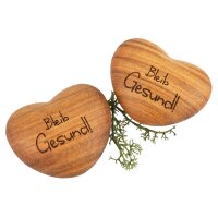 Holz Handschmeichler - Kirsche geölt - Gravur:...