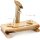 Wooden schnapps fountain - 2 "Schnapps fountain" lettering - lacquered with schnapps glasses