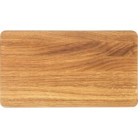 Customized cutting board made of oiled oak - 22.5 x 12.5 x 1.2 cm with laser engraving