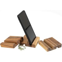 Smartphone and tablet holder made of oiled walnut | 13 mm...