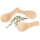 Wooden teaspoon made of FSC® beech - Ideal size for tea or coffee - 8 cm