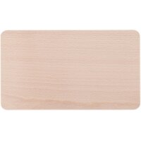 Personalized beech breakfast board 26 x 15 x 1.2 cm with...