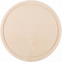Rundes Schneidebrett aus FSC® Ahorn mit Gravur – 24–30 cm Durchmesser