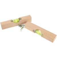Wooden Spirit Level Made from Beech 15 x 3 x 2,1 cm