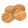 Round cutting board made of oiled oak - 25 x 2 cm