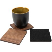 Premium Wooden Coaster in Oiled Walnut with Felt Back...